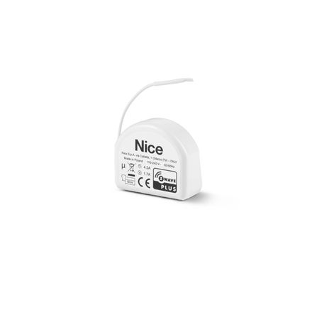 Pilt Fibaro Nice 2-Channel Dry Contact ON/OFF Module | FGS-224 EU DoubleSmart-Control