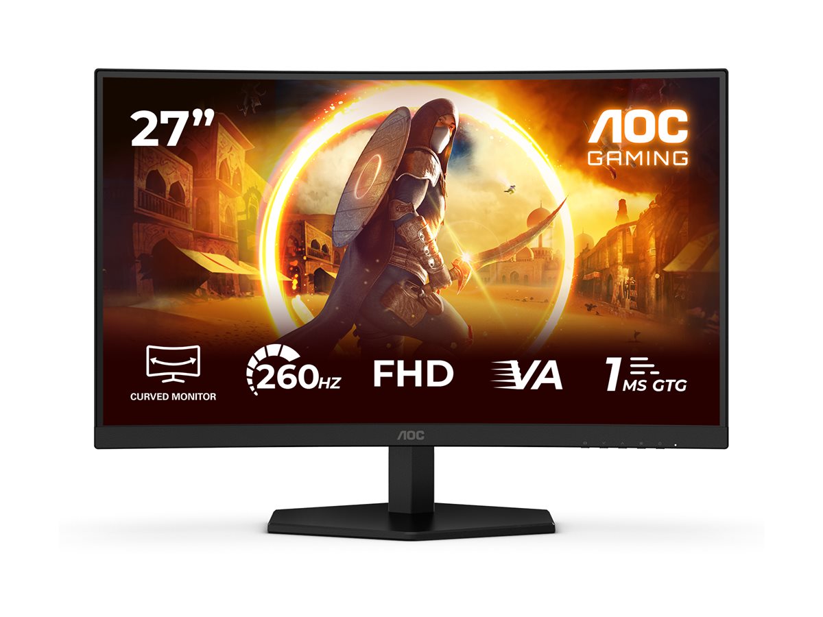 Pilt AOC | C27G42ZE | 27 " | Fast VA | FHD | 16:9 | 260 Hz | 1 ms | 1920 x 1080 pixels | 300 cd/m² | HDMI ports quantity 1 | Black