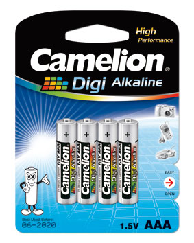 Pilt Camelion | AAA/LR03 | Digi Alkaline | 4 pc(s) | LR03-BP4DG