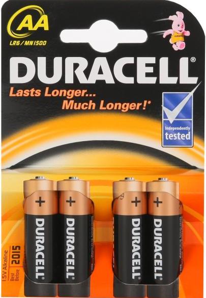 Pilt Duracell | AA/LR6 | Alkaline Basic MN1500 | 4 pc(s)