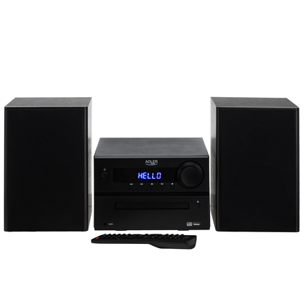 Pilt Adler | Mini Hi-Fi Stereo System | AD 1917 | Speakers | USB connectivity | Bluetooth | FM