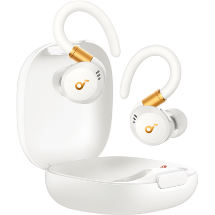 Pilt Anker Soundcore | Earbuds with Hook | Sport X20 | ANC | White/Gold | Noise reduction