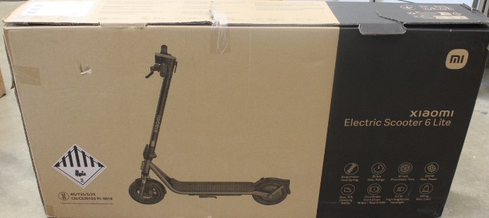 Pilt SALE OUT. Xiaomi Electric Scooter 6 Lite GL | Xiaomi 23 month(s) | DAMAGED PACKAGING