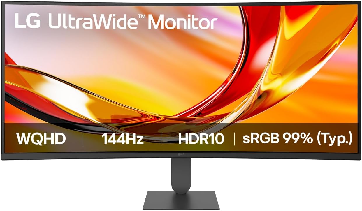 Pilt LG | 34U620B-B UltraWide | 34 " | VA | WQHD | 21:9 | 144 Hz | 5 ms | 3440 x 1440 pixels | 300 cd/m² | HDMI ports quantity 2
