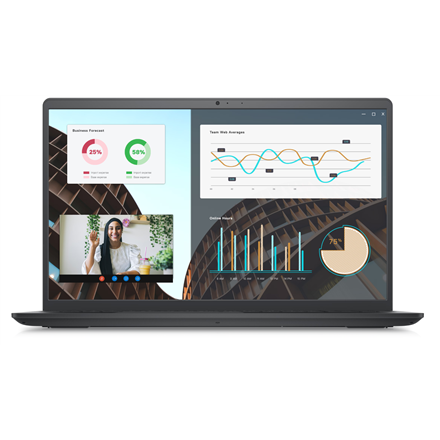 Pilt Dell Vostro 15 3530 | Carbon Black | 15.6 " | WVA | FHD | 1920 x 1080 pixels | Anti-glare | Intel Core i5 | i5-1334U | 8 GB | DDR4 | Solid-state drive capacity 512 GB | Intel UHD Graphics | Ubuntu | 802.11ac | Keyboard language English | Keyboard backlit | Warranty 36 month(s)