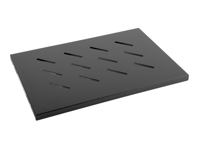 Pilt Lanberg 19" fixed shelf 1U/486x270mm, max load capacity up to 120kg | AK-1001-B | Black