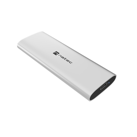 Pilt Natec | Rhino M.2 NVME Lite USB-C External, Gen 2 Steel Arctic Silver | Solid-state drive interface NVMe