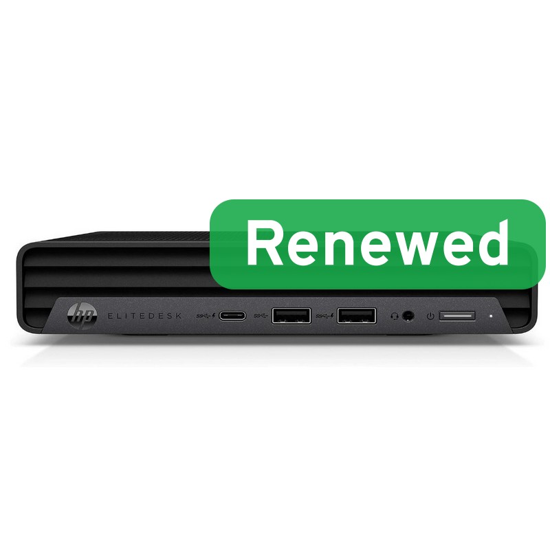 Pilt HP Renewed Grade A | EliteDesk 800 G6 Desktop Mini | Intel Core i5 | i5-10500T | 16 GB | SSD | 256 GB | Intel UHD Graphics 630 | Wi-Fi | Windows 11 Pro