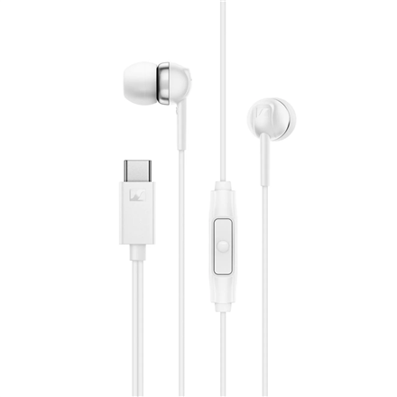 Pilt Sennheiser Headphones | CX 80U | Wired | In-ear | Microphone | White
