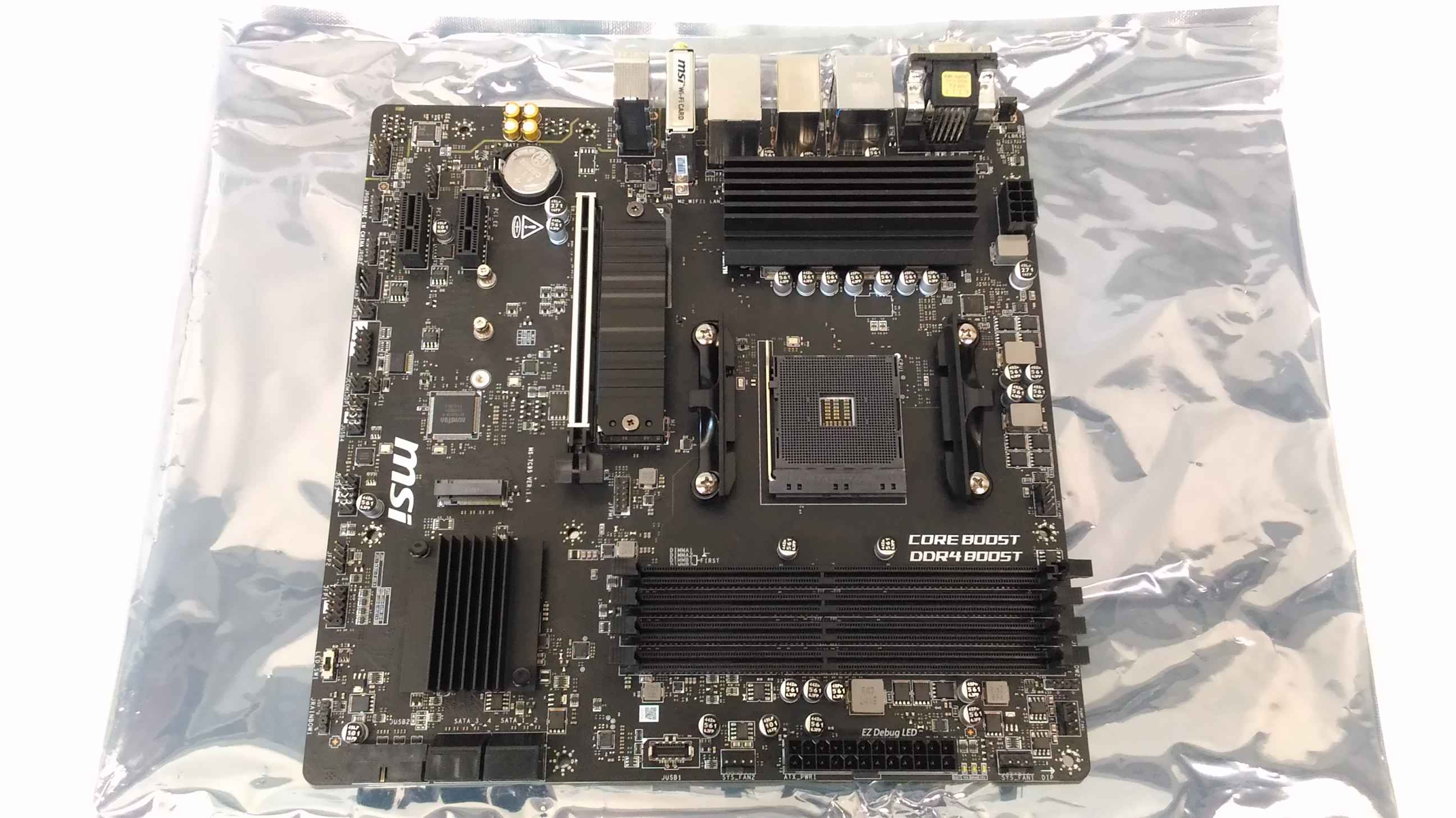 Pilt SALE OUT. MSI B550M PRO-VDH WIFI | Processor family AMD | Processor socket AM4 | DDR4 | Memory slots 4 | Chipset AMD B | Micro ATX | USED, REFURBISHED, WITHOUT ACCESSORIES, ONLY ANTENNAS AND BACKPANEL INCLUDED