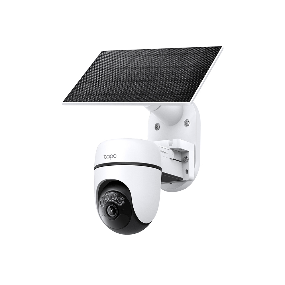 Pilt TP-LINK TC90 KIT | Solar-Powered Pan/Tilt Security Camera Kit | 3 MP | 4mm/F1.6 | MicroSD Card Up to 512 GB