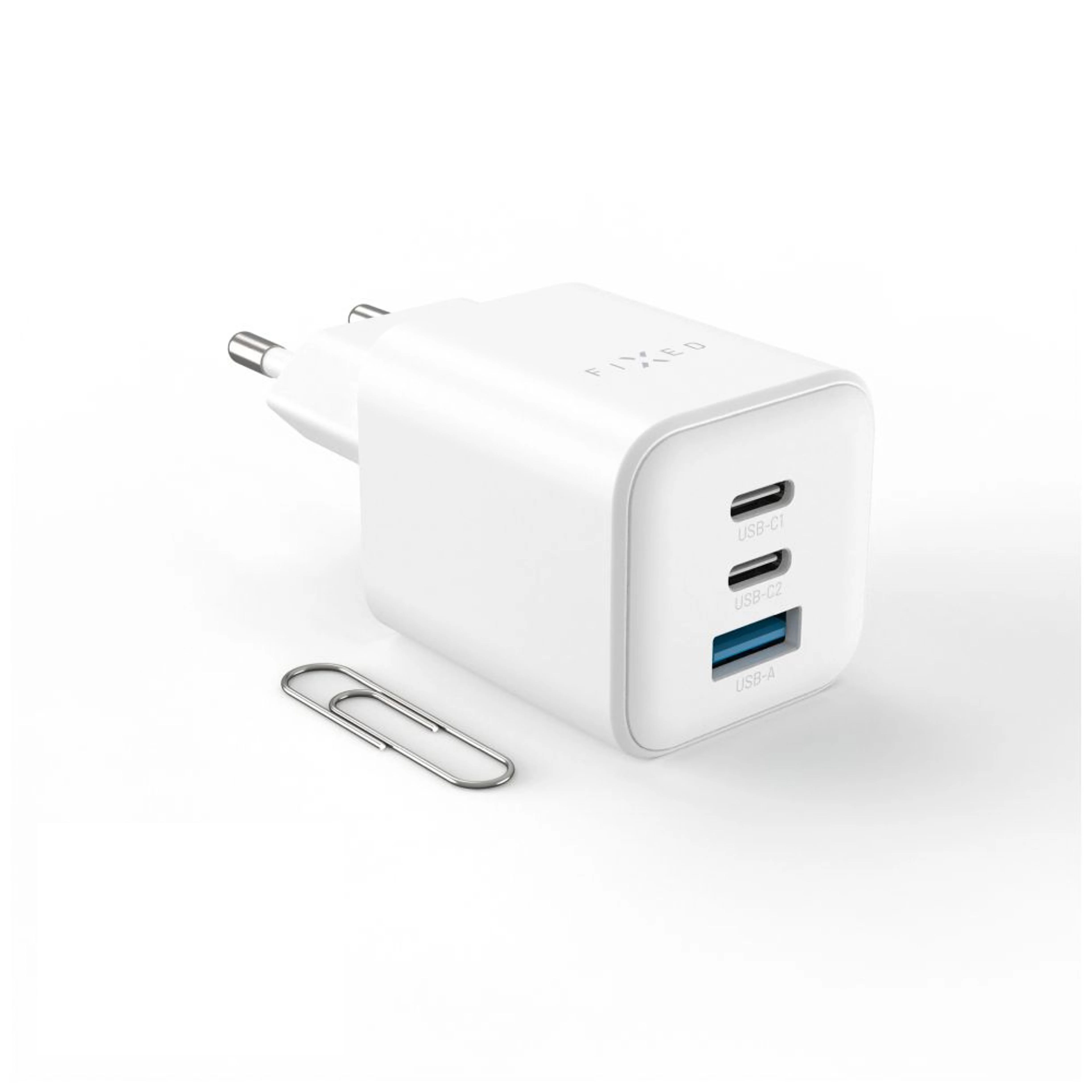 Pilt Fixed Mini 2x USB-C and USB GaN Charger 65W