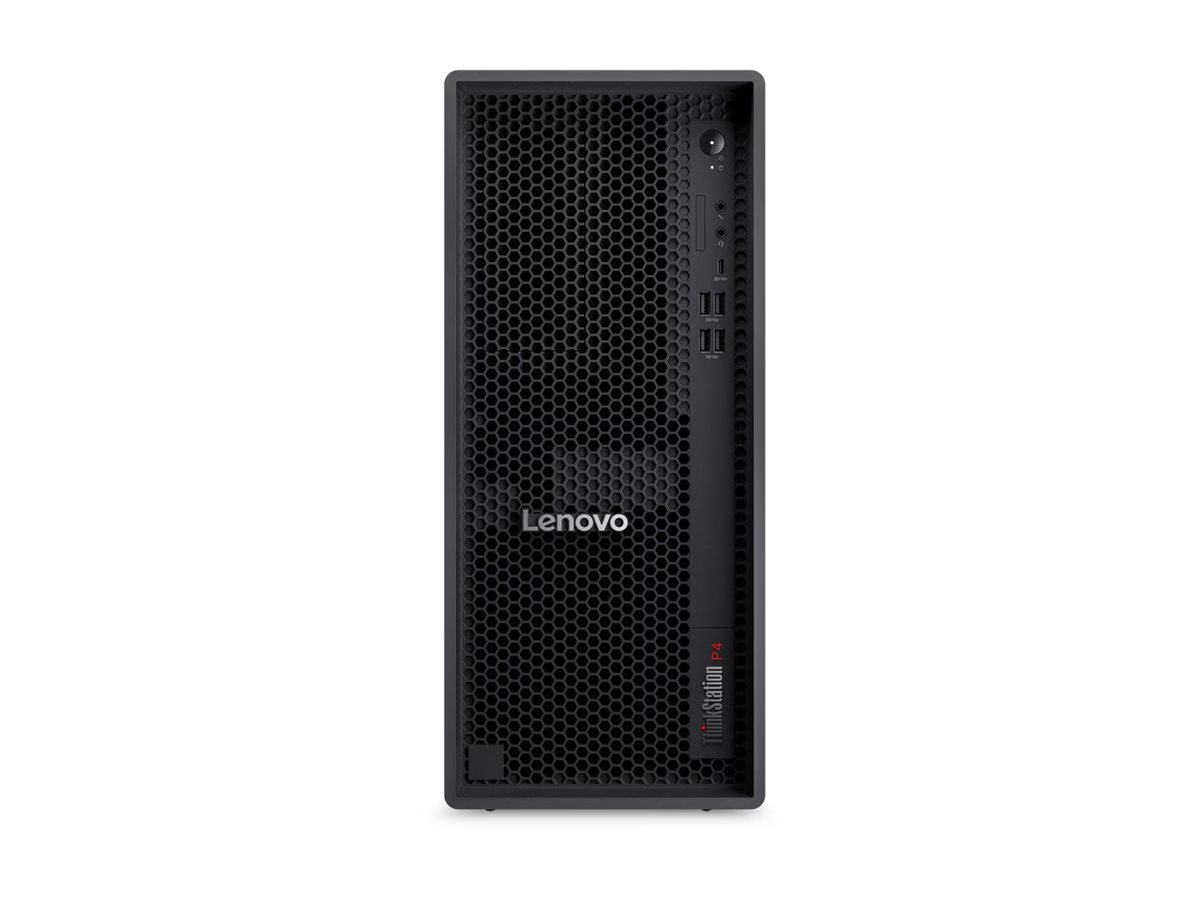 Pilt Lenovo ThinkStation | P4 | Desktop | Tower | AMD Ryzen 5 PRO | 9655 | Internal memory 32 GB | UDIMM DDR5 | 1000 GB | AMD Radeon Graphics | No Optical drive | Keyboard language English | Windows 11 Pro | Warranty 36 month(s)