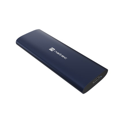 Pilt Natec | Rhino M.2 NVME Lite USB-C External, Gen 2 Steel Navy | Solid-state drive interface NVMe