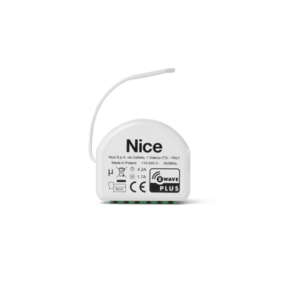 Pilt Fibaro Nice Dry Contact ON/OFF Relay Module | FGS-214 EU SingleSmart-Control