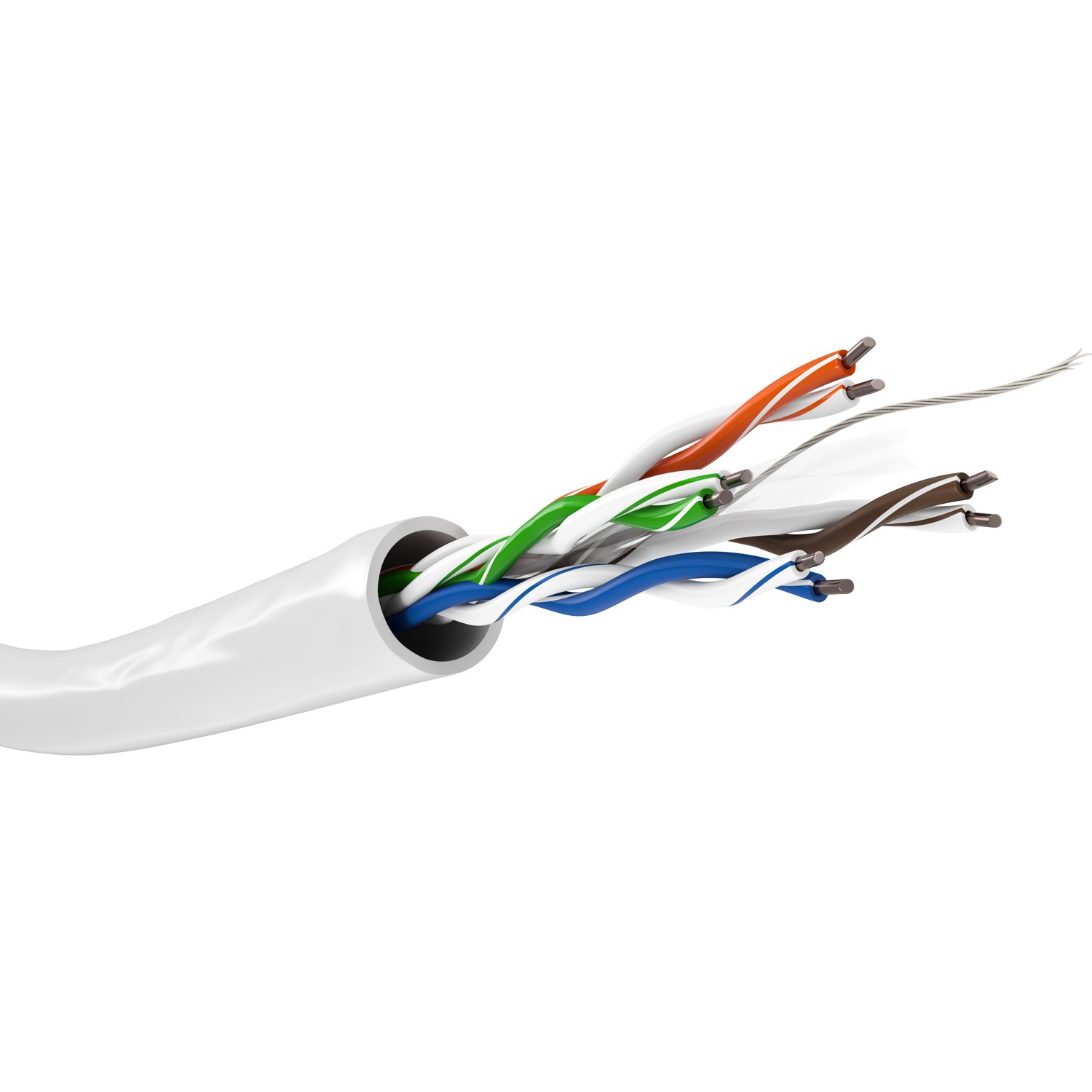 Pilt Goobay | CAT 6 Network Cable, U/UTP, 305 m | 94220 | U/UTP | White