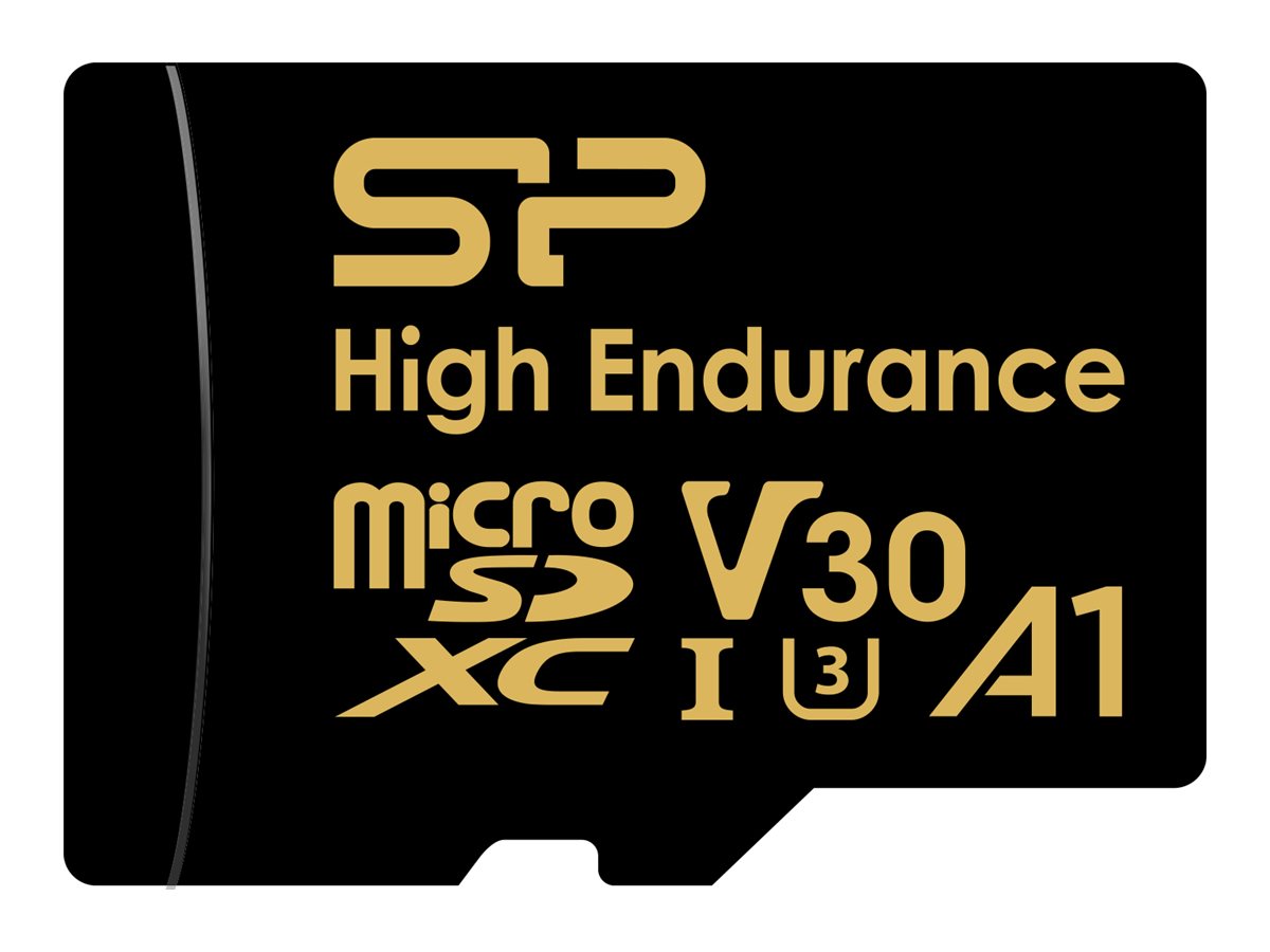 Pilt Silicon Power Flash memory card | Golden Series High Endurance | 64 GB | Flash memory class A1, V30, UHS-I U3 | microSDXC