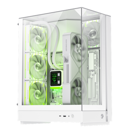 Pilt Gamemax Case | T20 WH | M-ATX