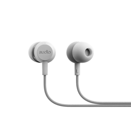 Pilt Sudio Earbuds | V3 | USB-C | In-ear | Microphone | Grey White