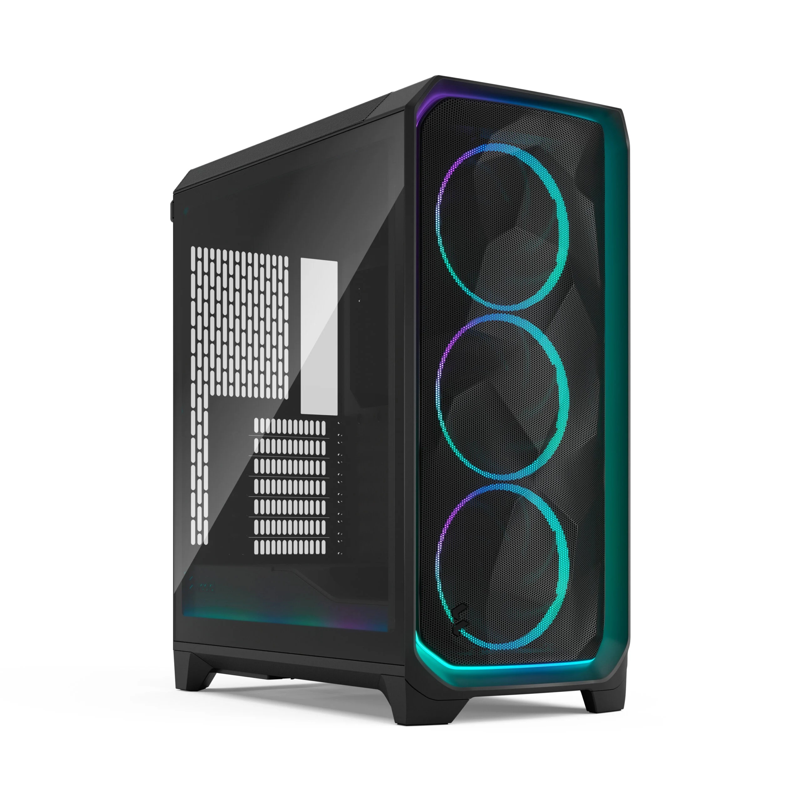 Pilt Fractal Design Meshify 3 | Ambience Pro RGB Black TG Light Tint | ATX | Power supply included No