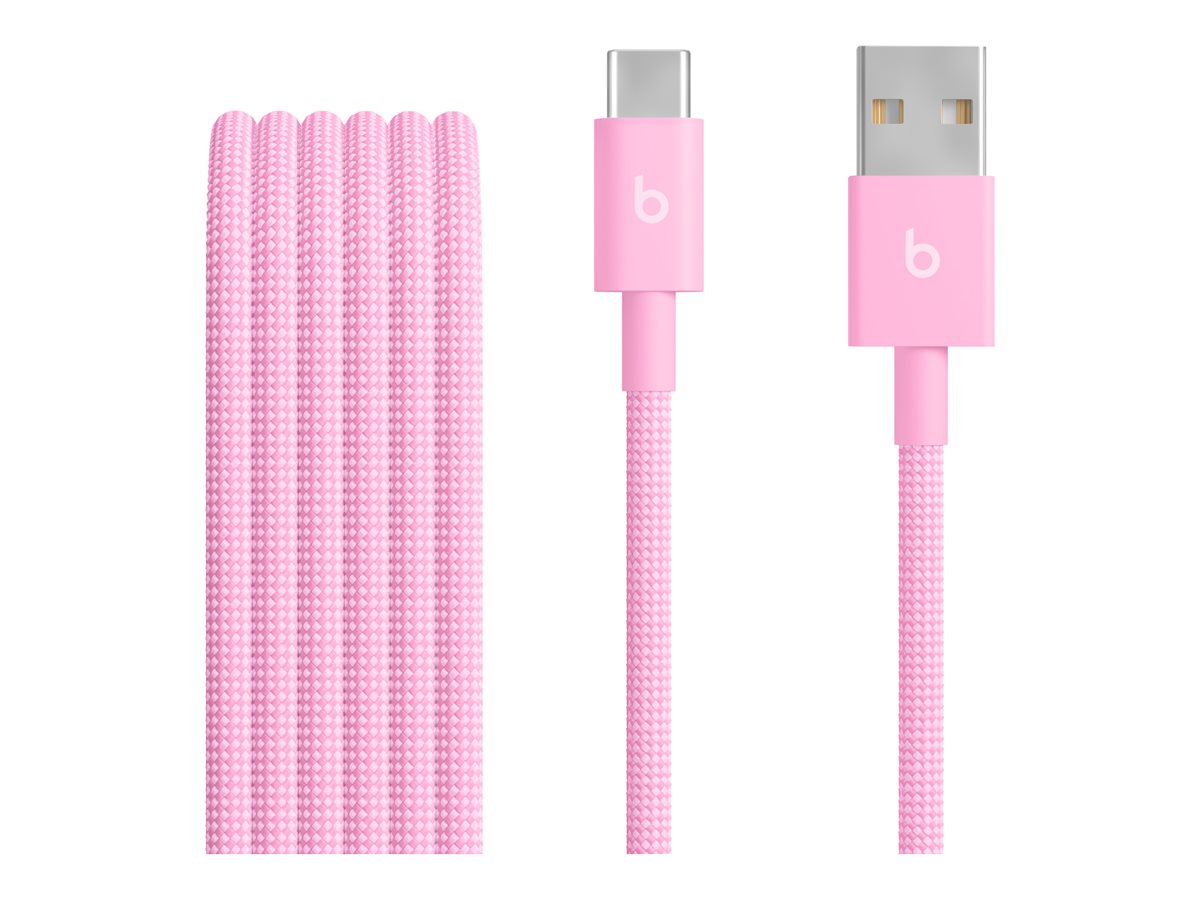 Pilt Apple USB-A to USB-C Woven Cable (1.5m) - Power Pink | Apple