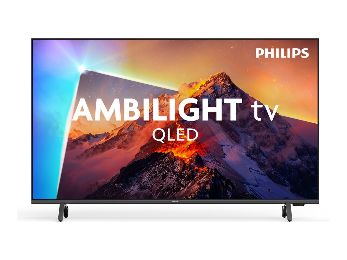 Pilt Philips 4K QLED Ambilight TV | 55PQS8611/12 | 55" | Smart TV | TITAN OS | UHD | Black