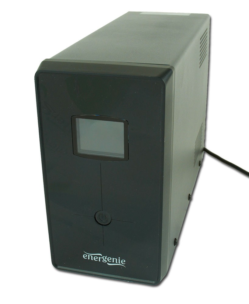 Pilt EnerGenie | UPS with USB and LCD display, Black | 1200 VA