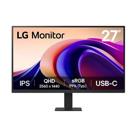 Pilt LG 27U631A-B | 27 " | IPS | 16:9 | 100 Hz | 5 ms | 2560 x 1440 pixels | 250 cd/m² | HDMI ports quantity 1