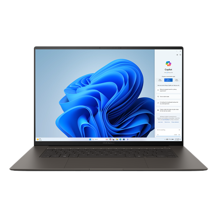 Pilt Asus Zenbook S 16 OLED UM5606WA-RK215W | Zumaia Gray | 16 " | OLED | 3K | 2880 x 1800 pixels | AMD Ryzen AI 9 | HX 370 | 32 GB | LPDDR5X | Solid-state drive capacity 2000 GB | AMD Radeon 890M Graphics | Windows 11 Home | 802.11be | Bluetooth version 5.4 | Keyboard language English | Keyboard backlit | Warranty 24 month(s)