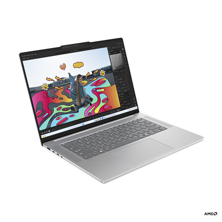 Pilt Lenovo IdeaPad Slim 5 15ARP10 | Cloud Grey | 15.1 " | OLED | WQXGA | 2560 x 1600 pixels | AMD Ryzen 5 | 7535HS | 16 GB | Soldered LPDDR5x | Solid-state drive capacity 512 GB | AMD Radeon 660M Graphics | Windows 11 Home | 802.11ax | Bluetooth version 5.3 | Keyboard language Nordic | Keyboard backlit | Warranty 24 month(s) | Battery warranty 12 month(s)