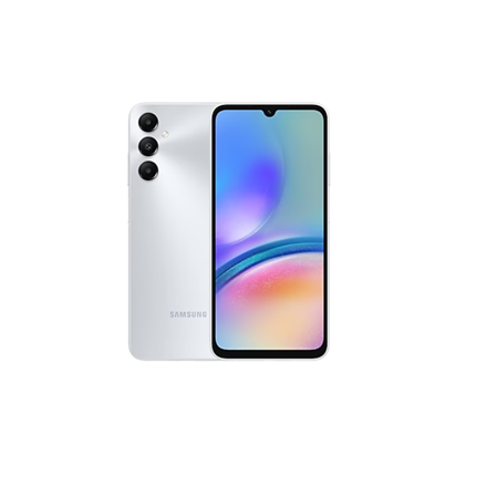 Pilt Samsung | Galaxy | A05s | Silver | 6.7 " | PLS LCD | 1080 x 2400 pixels | Snapdragon 680 4G (6 nm) | Internal RAM 4 GB | 128 GB | microSDXC | Dual SIM | Nano-SIM | 3G | 4G | Main camera resolution 50+2+2 MP | Secondary camera resolution 13 MP | Android | 13 | 5000 mAh