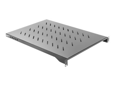 Pilt Lanberg 19" fixed shelf 1U/483x700mm, max load capacity up to 15kg | AK-1010-B | Black