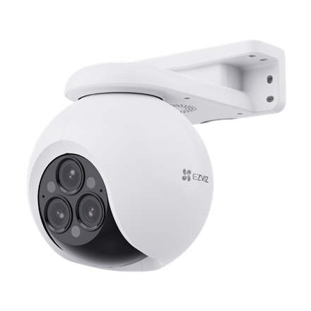 Pilt EZVIZ | Smart Home Wi-Fi Camera | CS-H80f | 4 MP+4 MP+4 MP | 2.8-12mm/F1.6 | IP67 | H.265/H.264 | Micro SD, Max. 512 GB