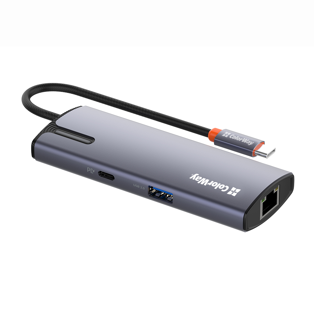 Pilt ColorWay 6-in-1 Docking Station | CW-HUB03 | 100 W