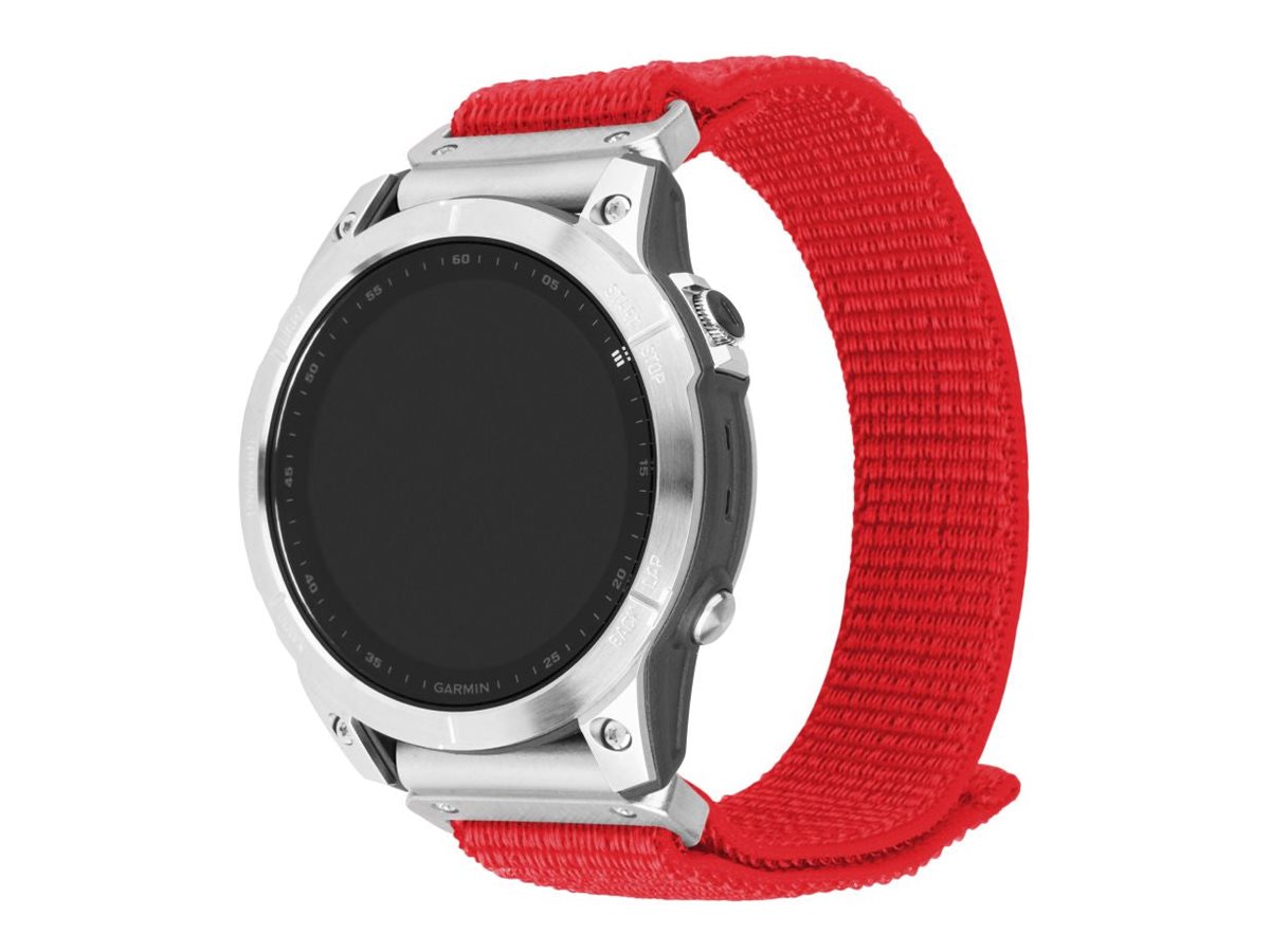 Pilt Fixed | Sporty Strap for Garmin QuickFit 26mm | 160-210 mm | Red | Nylon