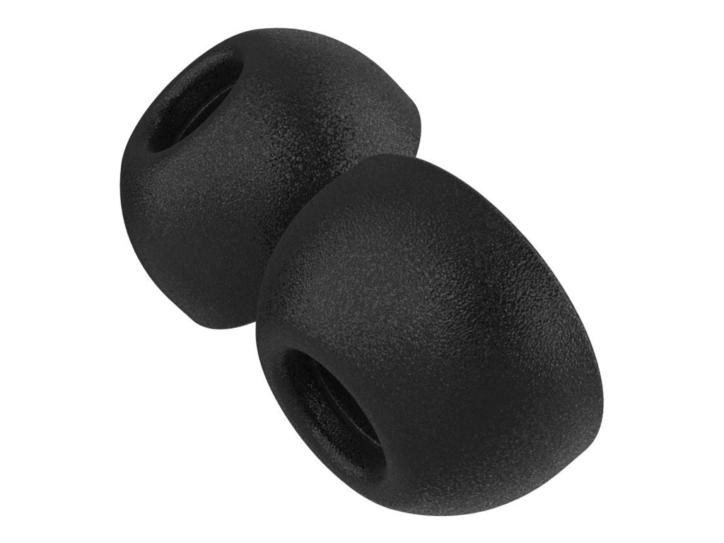 Pilt Fixed Plugs Pro, 2 sets, size M | Plugs | Apple | Airpods Pro/Pro 2 | Foam | Black
