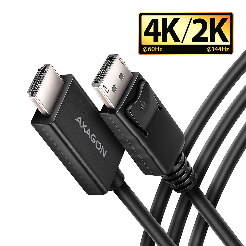 Pilt AXAGON Active cable RVD-HI20C2 | DisplayPort to HDMI | 1.8 m