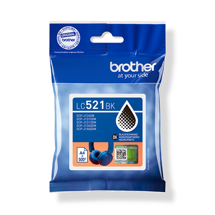 Pilt Brother LC521BK | Ink Cartridges | Black
