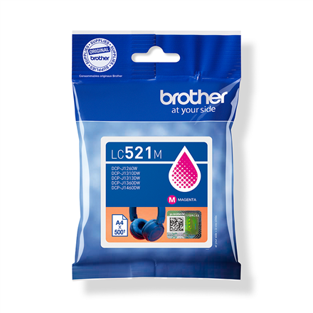 Pilt Brother LC521M | Ink Cartridges | Magenta