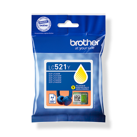 Pilt Brother LC521Y | Ink Cartridges | Yellow