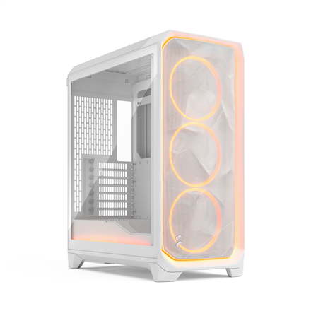 Pilt Fractal Design Meshify 3 | Ambience Pro RGB White TG Clear Tint | ATX | Power supply included No