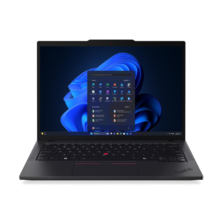 Pilt Lenovo ThinkPad T14 G6 | Black | 14 " | IPS | WUXGA | 1920 x 1200 pixels | Anti-glare | Intel Core Ultra 5 | 225U | 16 GB | SODIMM DDR5 | Solid-state drive capacity 512 GB | Intel Graphics | Windows 11 Pro | 802.11ax | Bluetooth version 5.3 | Keyboard language English | Keyboard backlit | Warranty 36 month(s)