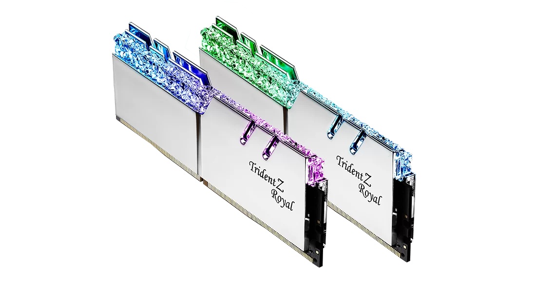 Pilt G.Skill Trident Z Royal | 32 (2x16GB) GB | DDR4 | 3600 MHz | PC/server | Registered No | ECC No