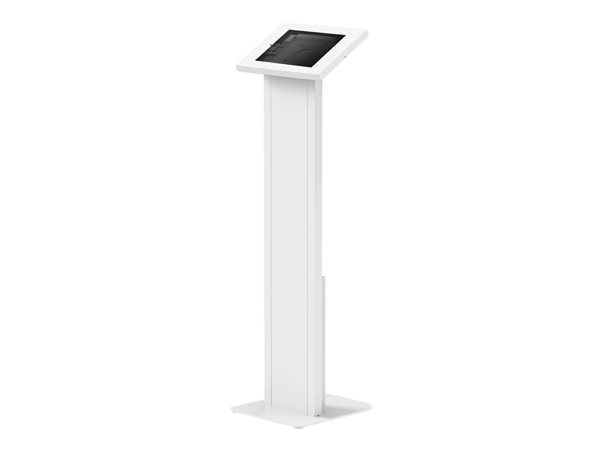 Pilt Neomounts FL15-750WH1 Tablet floor stand - lockable (incl. lock) - VESA 75x75 - bolt-down - suitable for various 9.7-11" tablets - white | Neomounts