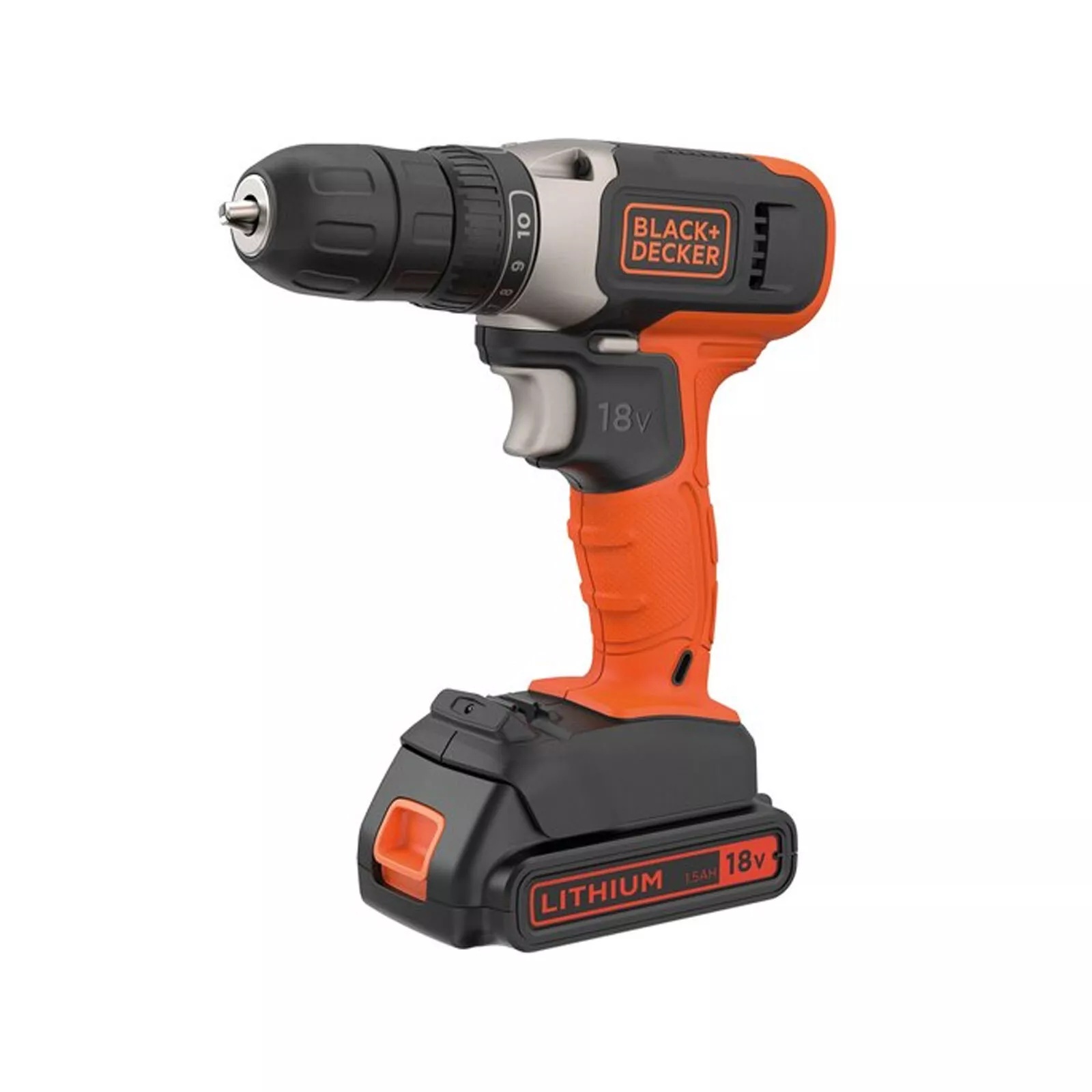 Pilt BLACK & DECKER | Cordless Drill Driver | BCD001C2-QW | 18 V | 2x1.5 Ah | Lithium