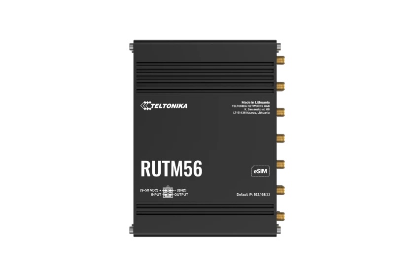 Pilt Teltonika Dual Modem Router | RUTM56 | 802.11ac | 10/100/1000 Mbit/s | Ethernet LAN (RJ-45) ports 4 | Mesh Support Yes | MU-MiMO Yes | No mobile broadband