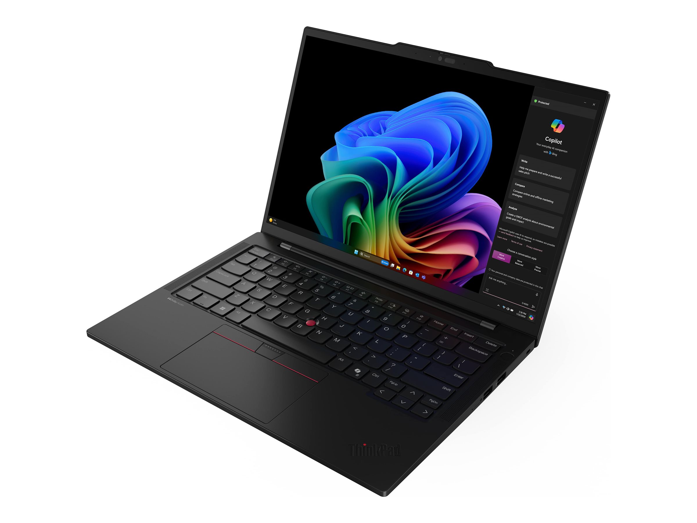 Pilt Lenovo ThinkPad T14s G6 Intel | Black | 14 " | IPS | WUXGA | 1920 x 1200 pixels | Anti-glare | Intel Core Ultra 5 | 225U | 16 GB | Soldered LPDDR5x | Solid-state drive capacity 512 GB | Intel Graphics | Windows 11 Pro | 802.11ax | Bluetooth version 5.3 | Keyboard language English | Keyboard backlit | Warranty 36 month(s) | Battery warranty 12 month(s)