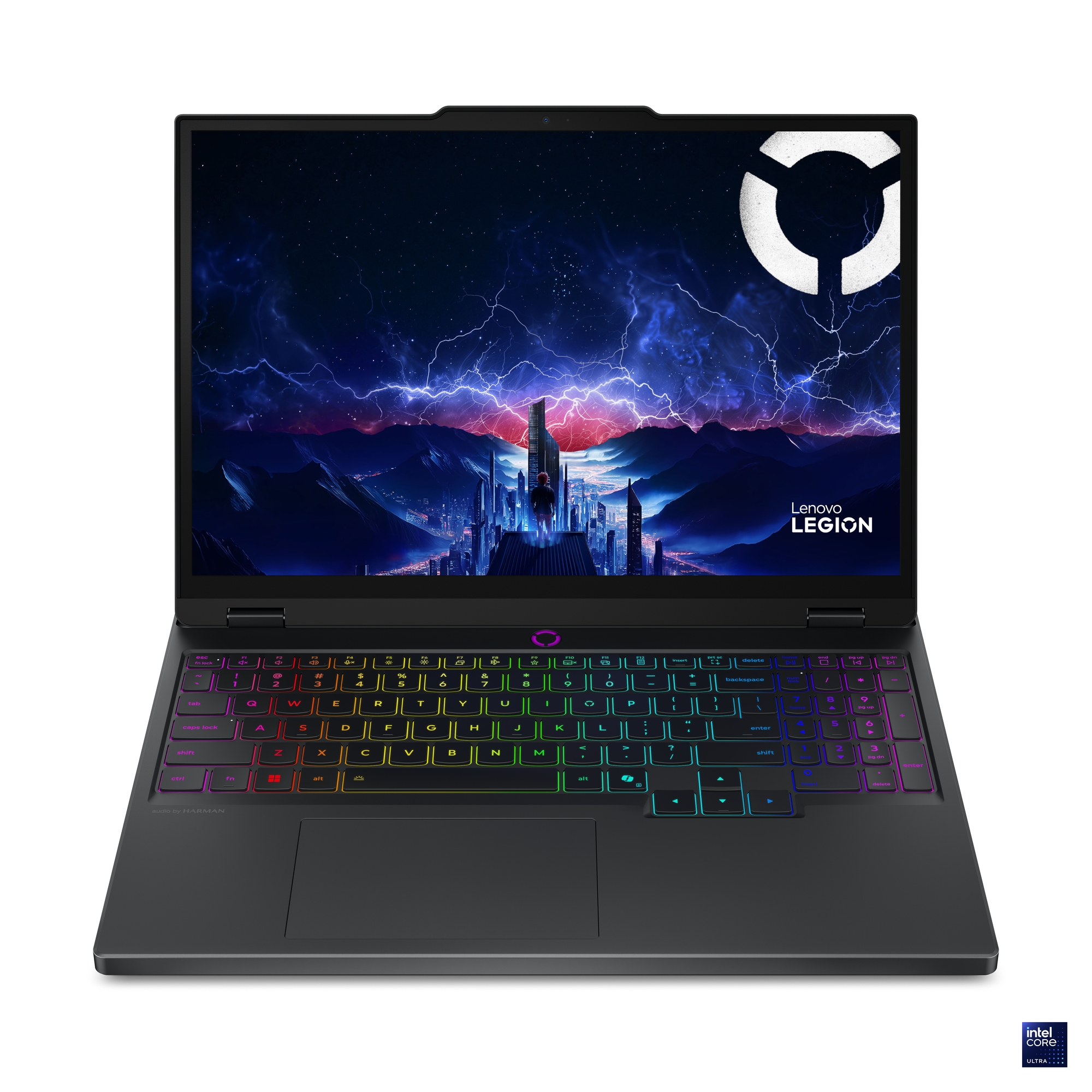 Pilt Lenovo Legion 5 15IRX10 | Eclipse Black | 15.1 " | OLED | WQXGA | 2560 x 1600 pixels | Intel Core i7 | i7-13650HX | 24 (2x12) GB | SO-DIMM DDR5 | Solid-state drive capacity 1000 GB | NVIDIA GeForce RTX 5070 | GDDR7 | 8 GB | Windows 11 Home | 802.11be | Bluetooth version 5.4 | Keyboard language English | Keyboard backlit | Warranty 24 month(s) | Battery warranty 12 month(s)