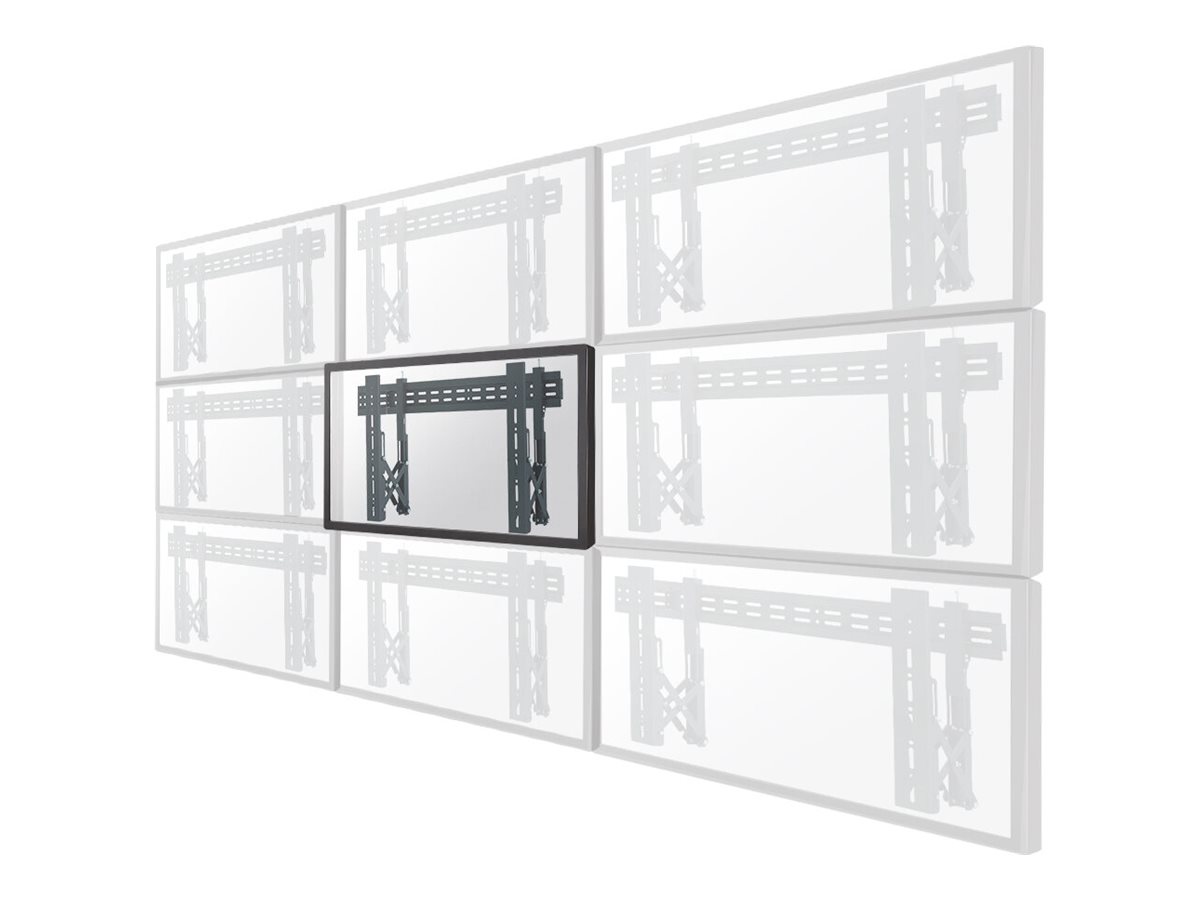 Pilt Neomounts Wall mount | LED-VW1000BLACK Videowall wall mount | 40-75 " | Maximum weight (capacity) 50 kg | Black