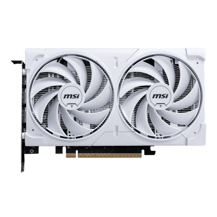 Pilt MSI GeForce RTX 5060 8G VENTUS 2X OC WHITE | NVIDIA | 8 GB | GeForce RTX 5060 | GDDR7 | HDMI ports quantity 1 | PCI Express Gen 5 x16 (uses x8)